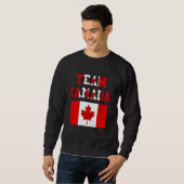 Sweatshirt Équipe Canada Maple Leaf Équipe canadienne de foot (Devant entier)