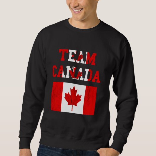 Sweatshirt Équipe Canada Maple Leaf Équipe canadienne de foot (Devant)