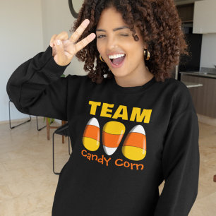 Sweatshirt Équipe Candy Corn Halloween