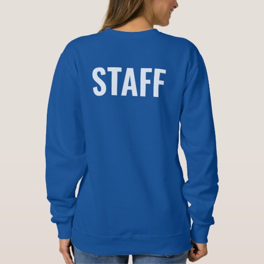 Sweatshirt Équipe Conception double face Ajouter logo femmes (Dos)