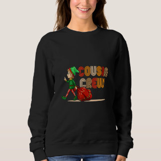 Sweatshirt Equipe Cousin ELF Famille de Noël correspondant