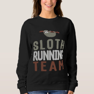 Sweatshirt Équipe cycliste Cute Sloth Running