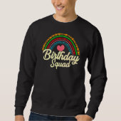 Sweatshirt Équipe d'anniversaire (Devant)