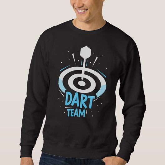 Sweatshirt Équipe Dart Équipe de fléchettes (Devant)