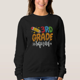 Sweatshirt Équipe de 3e année Disques de crayon pour élèves d