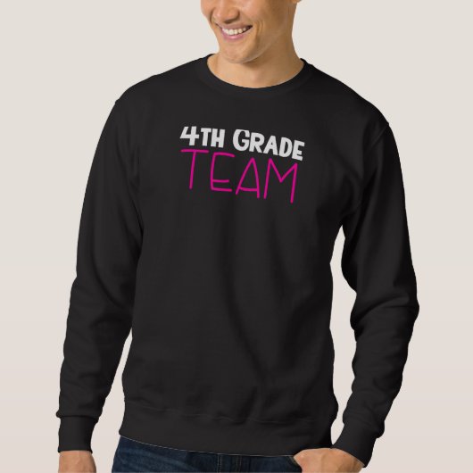 Sweatshirt Équipe de 4e année École primaire 4e année Thé de (Devant)