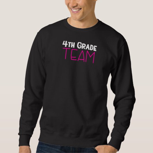 Sweatshirt Équipe de 4e année École primaire 4e année Thé de (Devant)