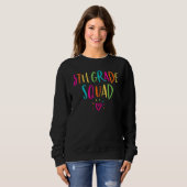 Sweatshirt Équipe de 5e année cinquième élève et enseignant a (Devant entier)