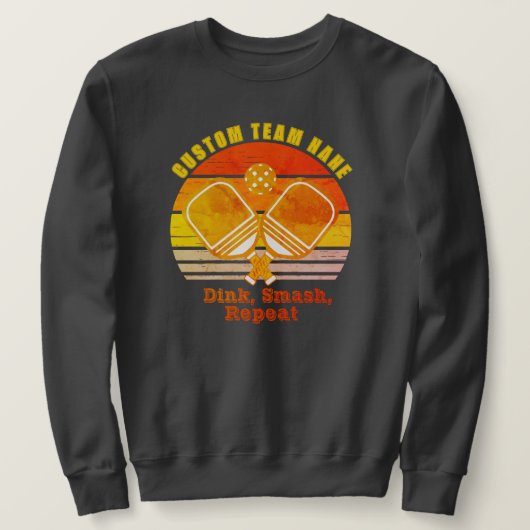 Sweatshirt Équipe de basket-ball Vintage (Design devant)