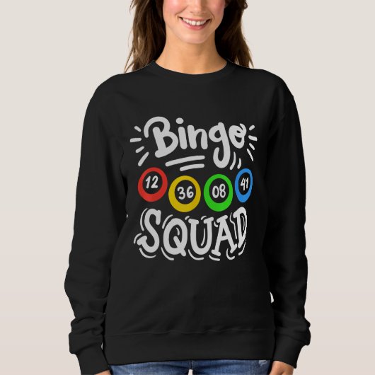 Sweatshirt Équipe de Bingo (Devant)