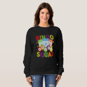 Sweatshirt Équipe de bingo Joueur de bingo (Devant entier)