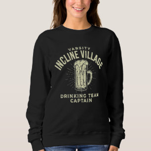 Sweatshirt Équipe de boisson du capitaine de bière de Village