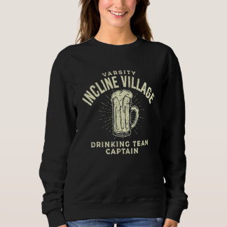 Sweatshirt Équipe de boisson du capitaine de bière de Village
