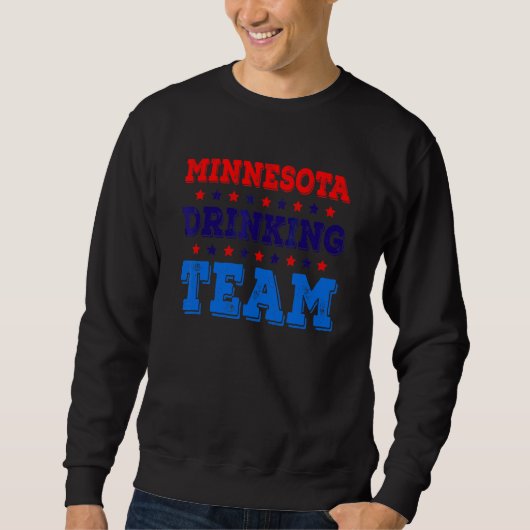 Sweatshirt Équipe de boisson du Minnesota Fierté de l'État B (Devant)