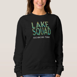 Sweatshirt Équipe De Boisson Lake Squad Pour Hommes Femmes Ac