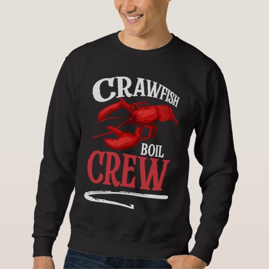 Sweatshirt Équipe de bouillon d'écrevisses Écrevisses 2 (Devant)
