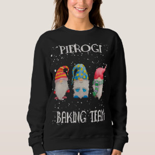 Sweatshirt Équipe de boulangerie Pierogi Nordic Christmas Gno