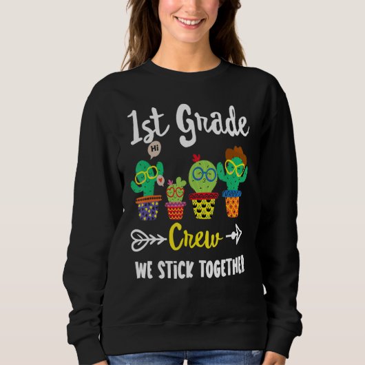 Sweatshirt Équipe de Cactus de 1re année Équipe de Cactus de (Devant)