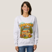 Sweatshirt Équipe de camping (Devant entier)