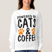SWEATSHIRT ÉQUIPÉ DE CHATS ET CAFÉ CAT (Devant)