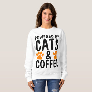 SWEATSHIRT ÉQUIPÉ DE CHATS ET CAFÉ CAT
