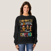 Sweatshirt Équipe de cuisson de biscuits Capitaine boulangeri (Devant entier)
