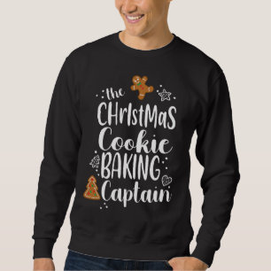 Sweatshirt Équipe de cuisson des biscuits de Noël Capitaine d