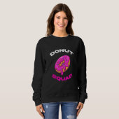 Sweatshirt Équipe de donuts cool (Devant entier)