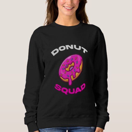 Sweatshirt Équipe de donuts cool (Devant)