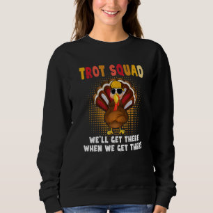 Sweatshirt Équipe de jogging de Thanksgiving en tenue de cour