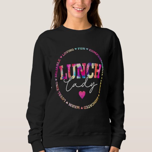 Sweatshirt Équipe de la cafétéria d'appréciation de l'équipe (Devant)