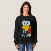 Sweatshirt Équipe de la Course de la dinde de Thanksgiving 2 (Devant entier)