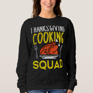 Sweatshirt Équipe de la Cuisine de Thanksgiving Turquie