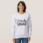 Sweatshirt Équipe de mariée (Devant entier)