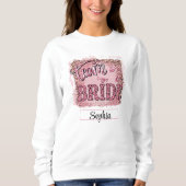 Sweatshirt Équipe de mariée de conception personnalisée féroc (Devant)