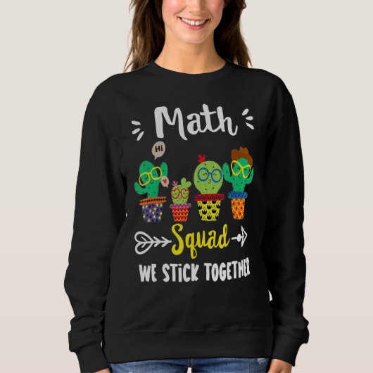 Sweatshirt Équipe de mathématiques Équipe de mathématiques Éq (Devant)