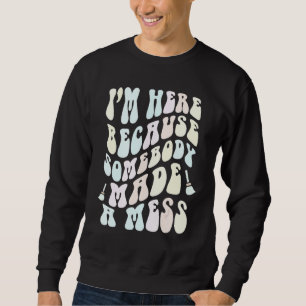 Sweatshirt Équipe de nettoyage drôle Équipe de concierge d'éc