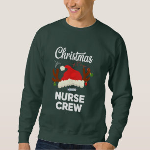Sweatshirt Équipe de Noël des infirmières Chapeau de Santa Xm