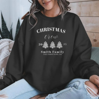 Sweatshirt Équipe de Noël Famille Personnalisée Gingerbr