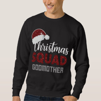 Sweatshirt Équipe de Noël Marraine tenue de Noël drôle