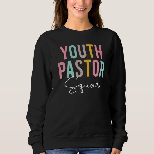Sweatshirt Équipe de pasteur de jeunesse journée d'appréciati (Devant)