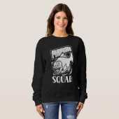 Sweatshirt Équipe de piranhas Piranhas rétro Poisson (Devant entier)