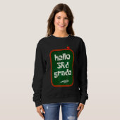 Sweatshirt Équipe de professeurs de tableau noir de troisième (Devant entier)