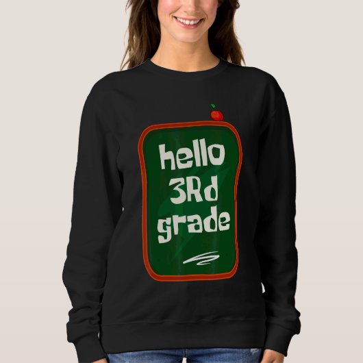 Sweatshirt Équipe de professeurs de tableau noir de troisième (Devant)