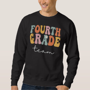 Sweatshirt Équipe de quatrième classe Rétro Super Premier jou