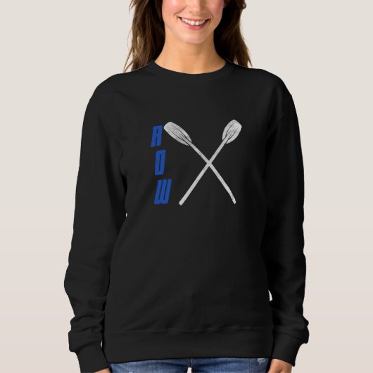 Sweatshirt Équipe de rameurs cool de bateau à rames hommes fe (Devant)