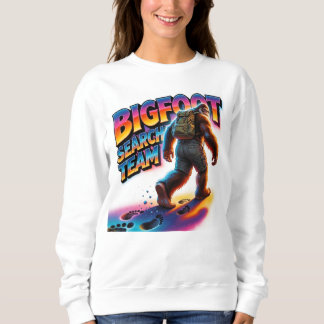 Sweatshirt Équipe de recherche de Bigfoot Sasquatch en randon