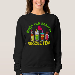 Sweatshirt Équipe De Recherche De Thé Boba Pour Boba Tea Tea