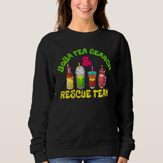 Sweatshirt Équipe De Recherche De Thé Boba Pour Boba Tea Tea (Devant)