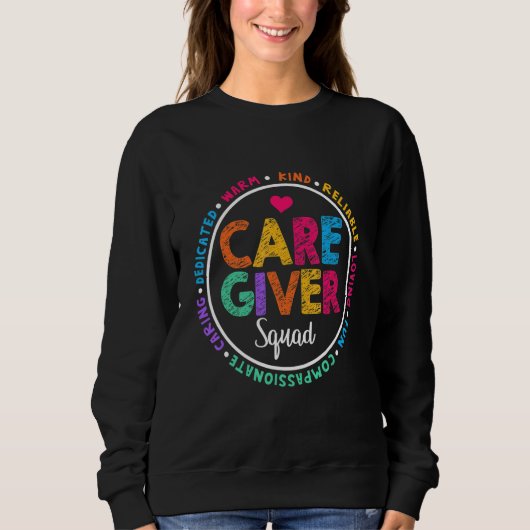 Sweatshirt Équipe de soignants fière Semaine d'appréciation d (Devant)